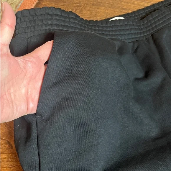 Pact Black Wide Leg/Waistband Sweatpants, size XXL